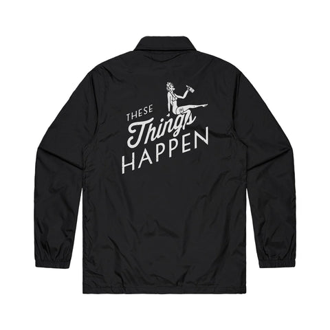 TTH NYLON COACH JACKET (black)