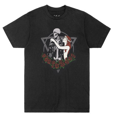 "Him & I" Wash Tee (Vintage Black)