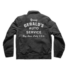 "Gerald's Auto Service" MECHANIC JACKET (vintage black)