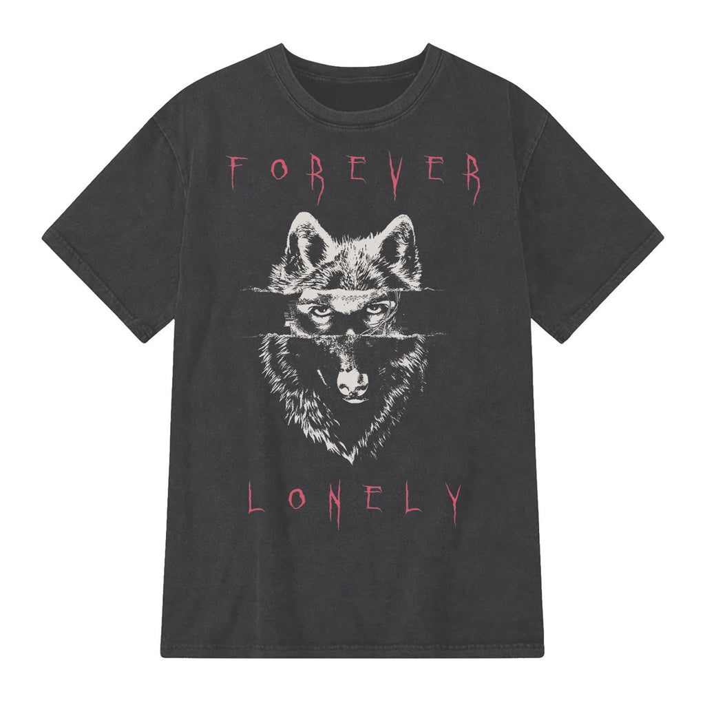 Lonely Wolf Tee (grey charcoal)