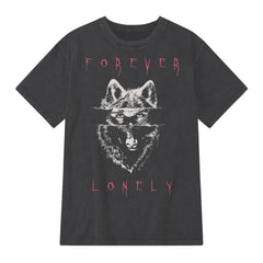 Lonely Wolf Tee (grey charcoal)