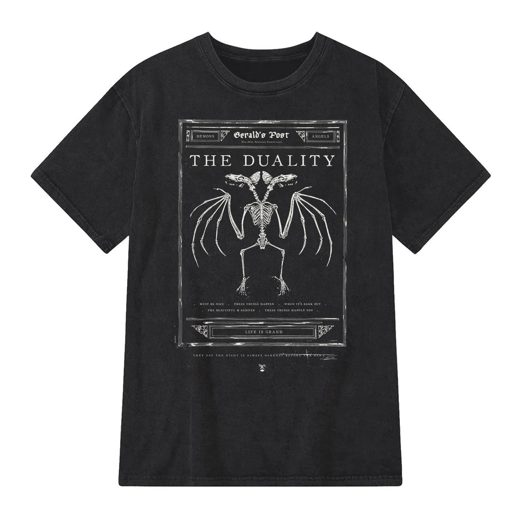 Duality Tee (dark charcoal)