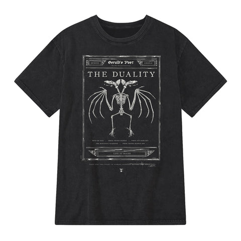 Duality Tee (dark charcoal)