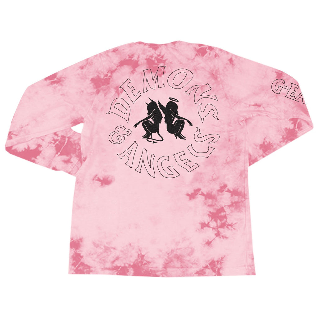 Evil Angels Long Sleeve Tee (pink shadows)