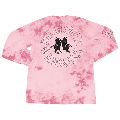 Evil Angels Long Sleeve Tee (pink shadows)