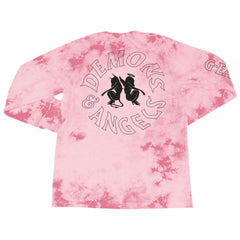 Evil Angels Long Sleeve Tee (pink shadows)