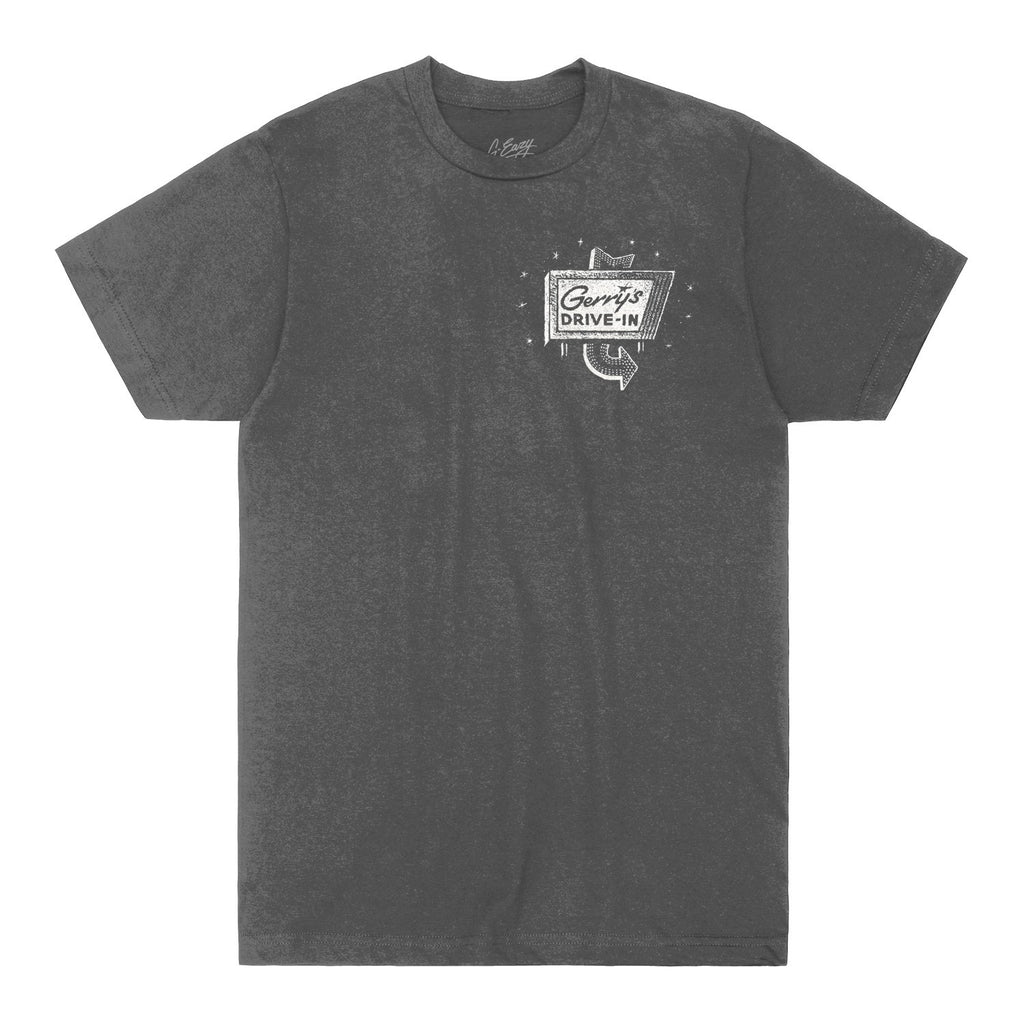 "Gerry's Drive-In" TEE (vintage charcoal)