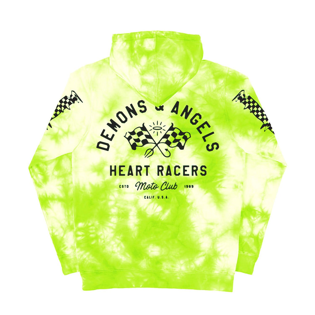 "Heart Racer" HOODIE (neon-smoke)