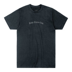 "LOVE RUNS OUT" TEE (vintage charcoal)