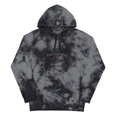 "LOVE RUNS OUT" HOODIE (charcoal-smoke)