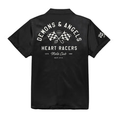 "Heart Racer" MECHANIC SHIRT (black)