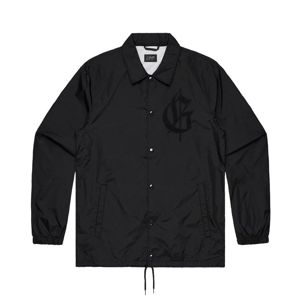 TTH NYLON COACH JACKET (black)