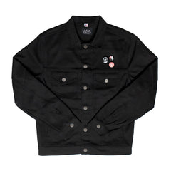 Wing Drip Denim Jacket (black)