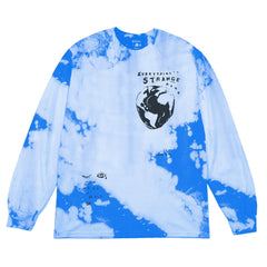 "SKY HIGH WONKY WORLD" Long Sleeve Tee (sky blues)