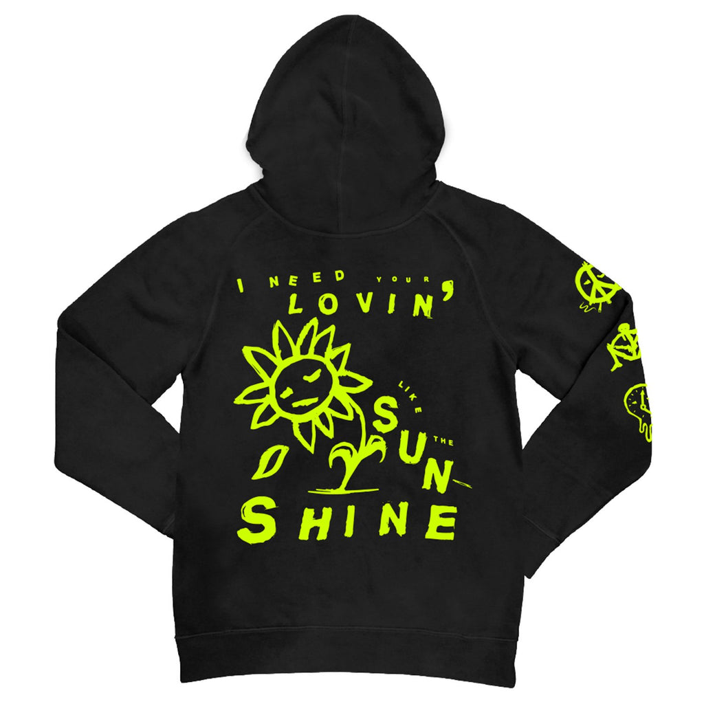 "SUNSHINE" HOODIE (black)