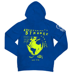 "WONKY WORLD" Hoodie (royal blue)