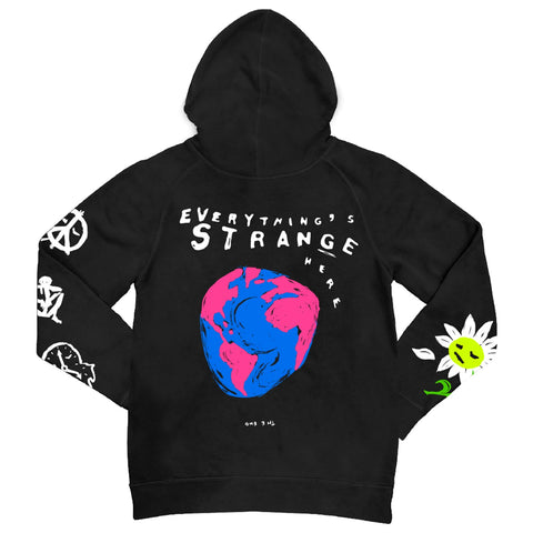 "EVERYTHING STRANGE" Hoodie (black)