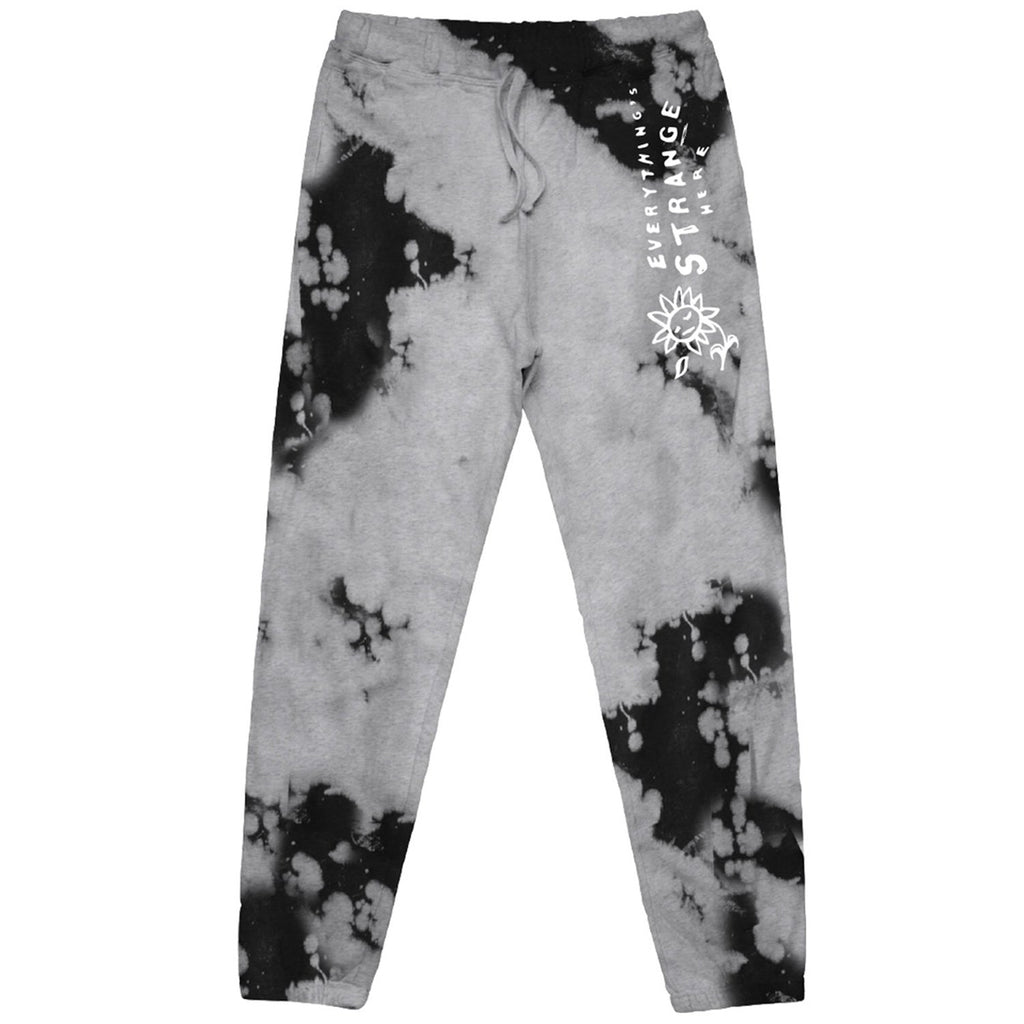 "FALLING PETAL" SWEATS (heather grey/black)