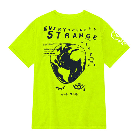 "WONKY WORLD" Tee (slime)
