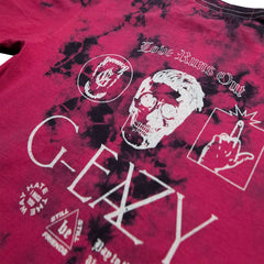 "LOVE RUNS OUT" Long Sleeve TEE (rose blood)